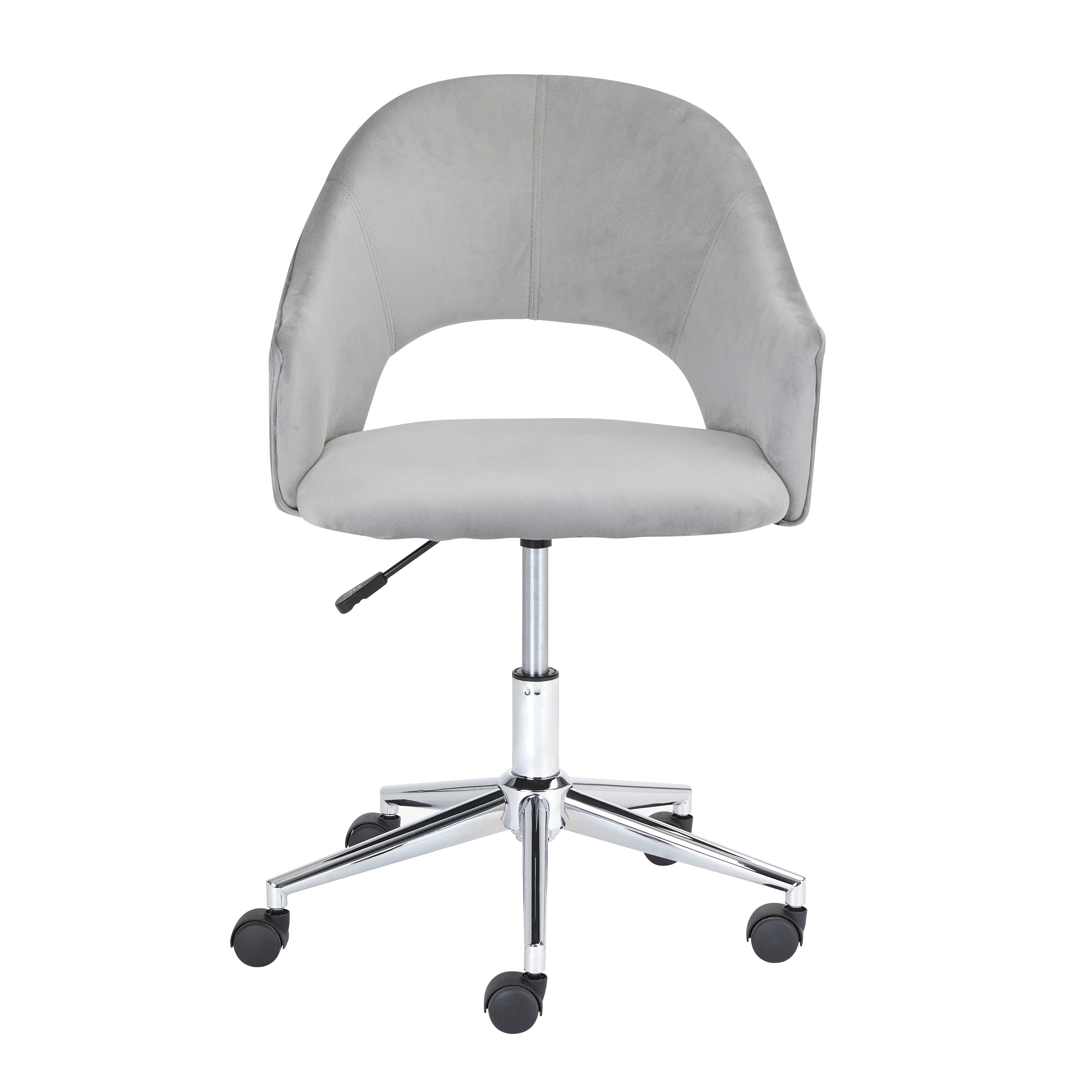 Castelle Office Chair Grey Velvet | InSTYLE Home & Rugs