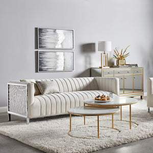 Conrad Loveseat - modern loveseat with comfortable cushions and sleek design | Image 1 | InSTYLE Home & Rugs