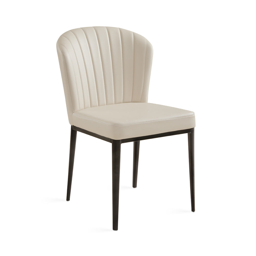Shell Dining Chair Aspen Taupe PU | InSTYLE Home & Rugs