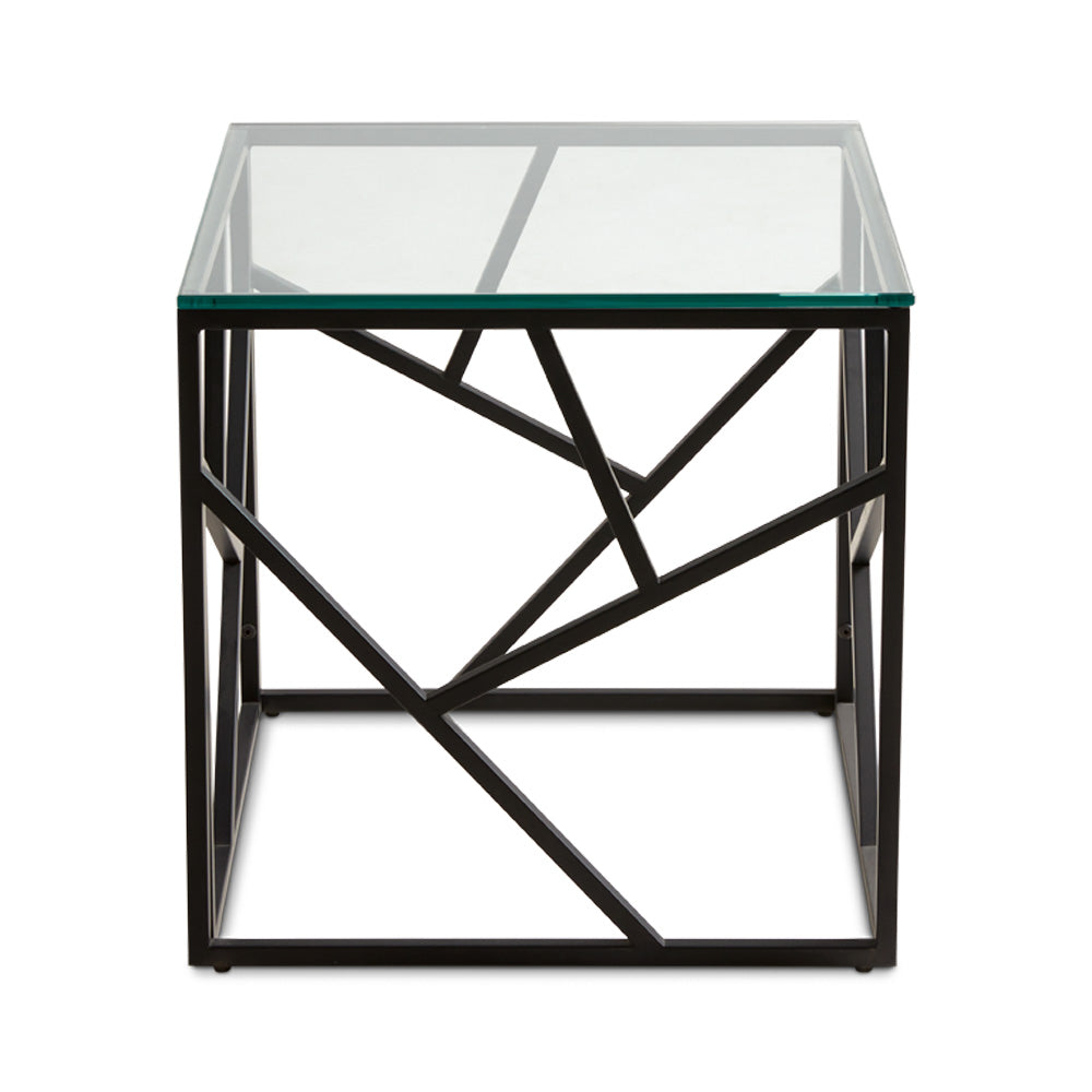 CAROLE End Table Carole Matt black powder coated - modern black end table | Image 1 | InSTYLE Home & Rugs