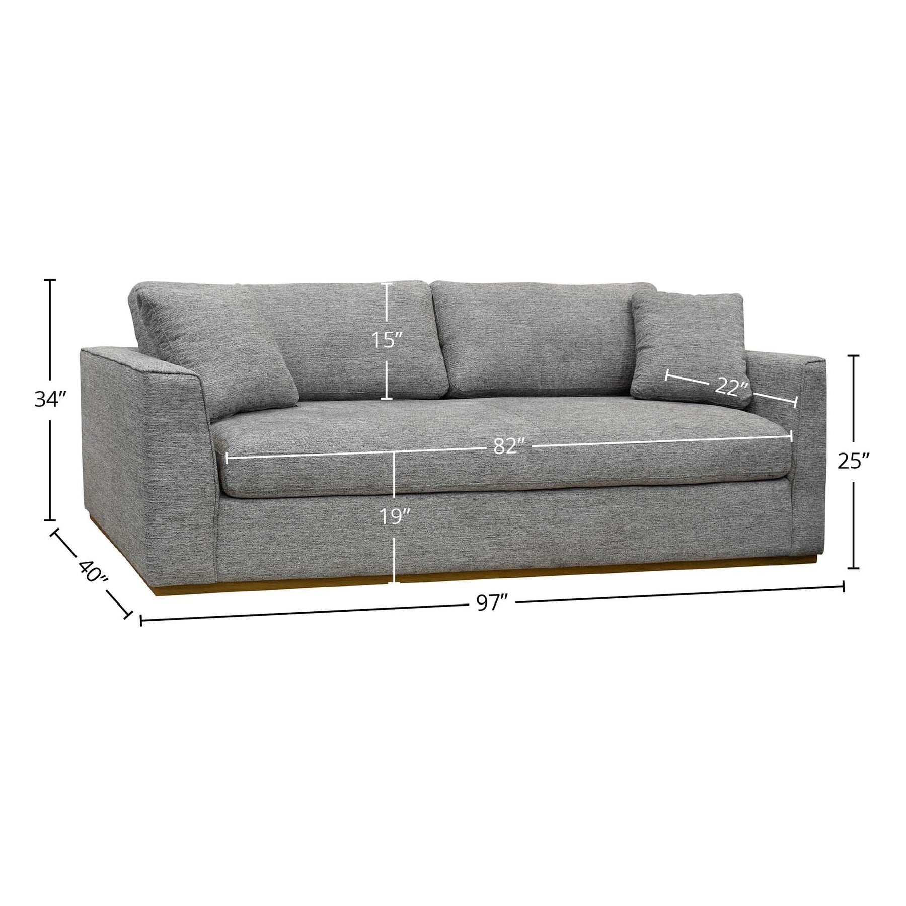 Anderson Sofa - comfortable sofa for modern living | Image 3 | InSTYLE Home & Rugs