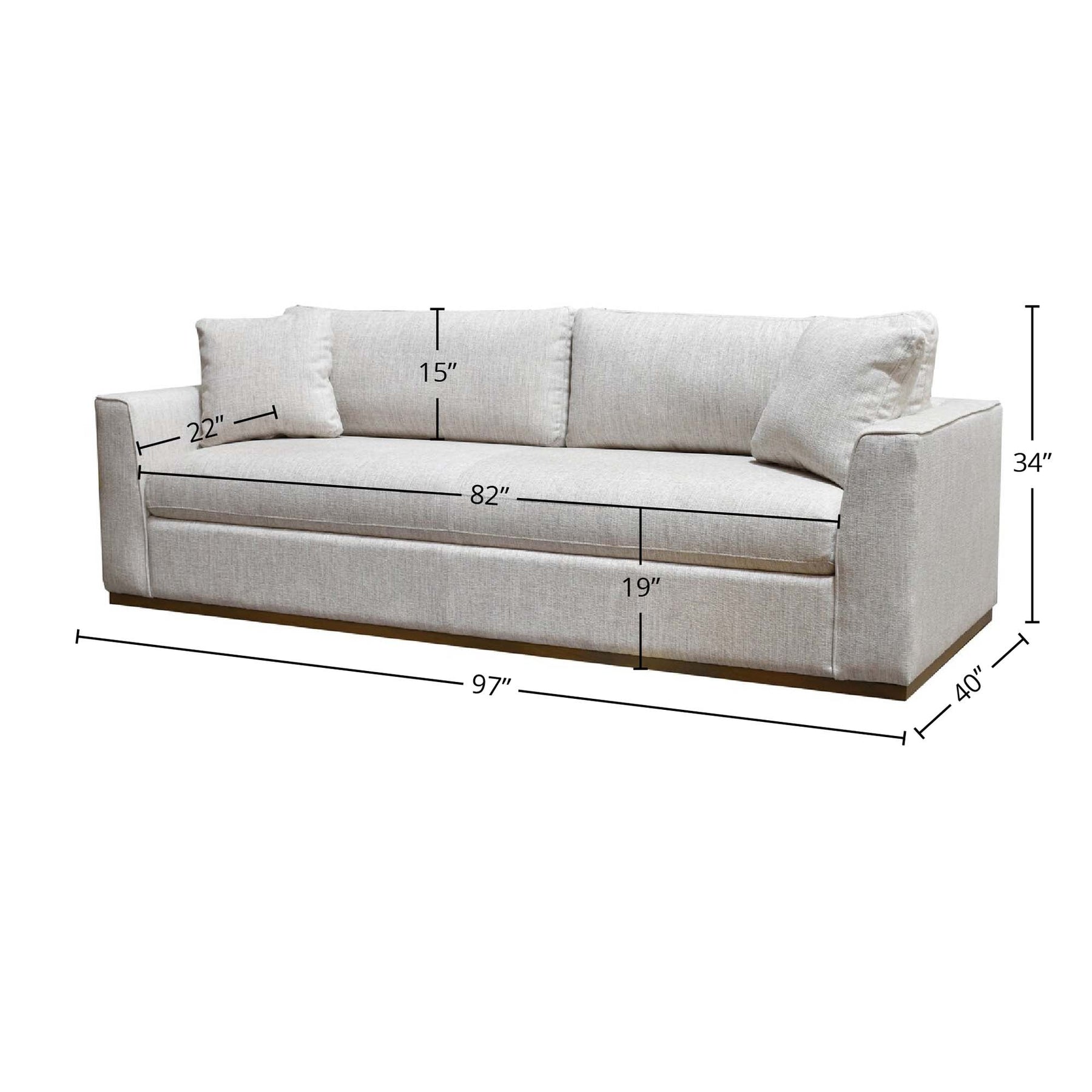 Anderson Sofa - luxury sofa for any space | Image 3 | InSTYLE Home & Rugs