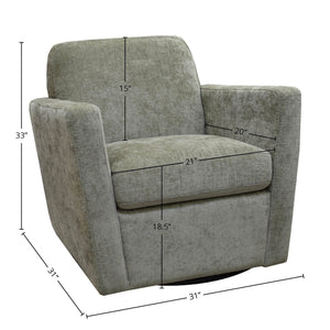 Cooper Swivel Club Chair - variety of styles from classic to contemporary | Image 2 | InSTYLE Home & Rugs
