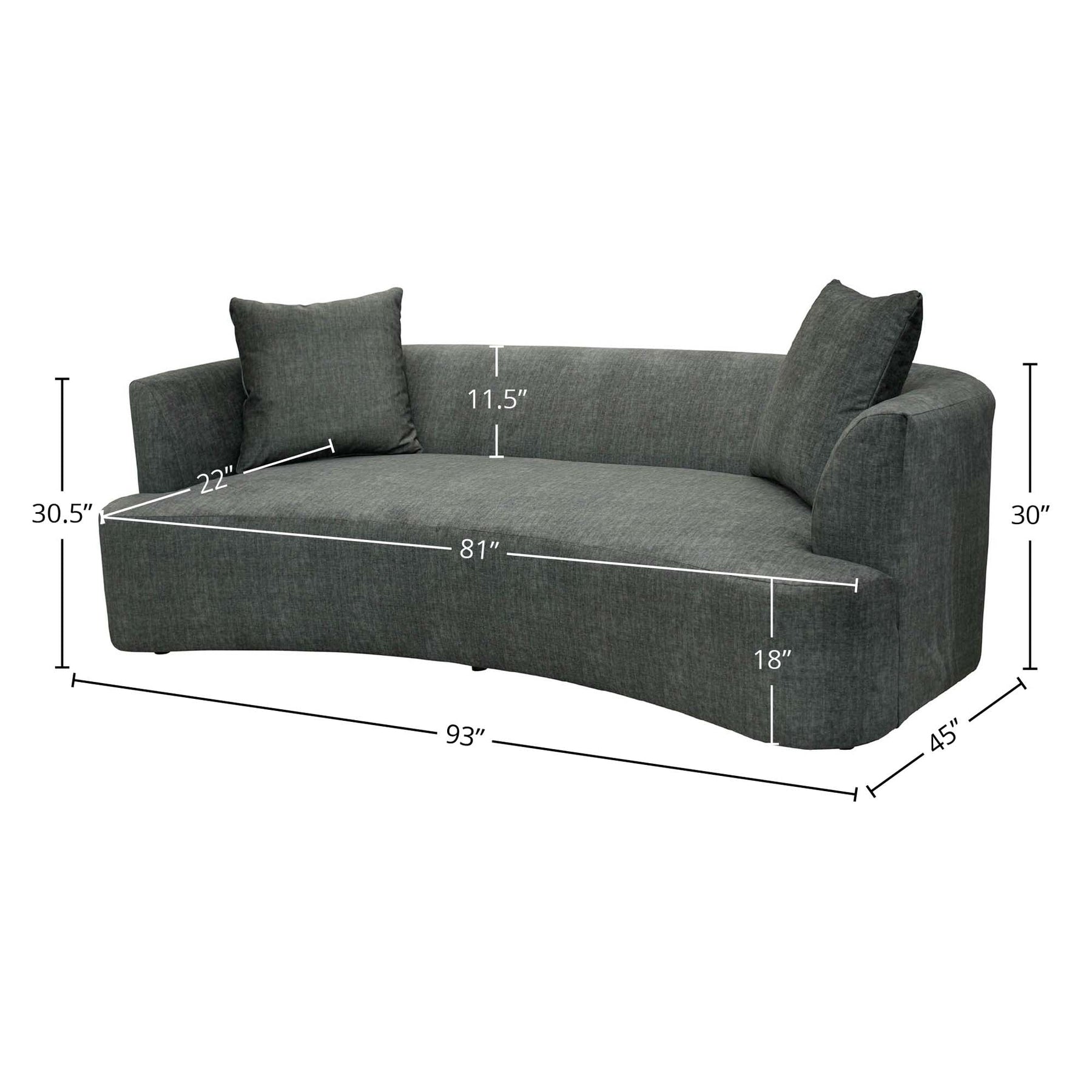 Isabella Sofa - luxury sofa for any space | Image 3 | InSTYLE Home & Rugs