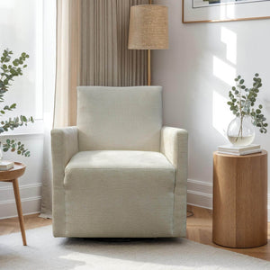 Riley Swivel Club Chair - durable construction for long-lasting use | Image 12 | InSTYLE Home & Rugs