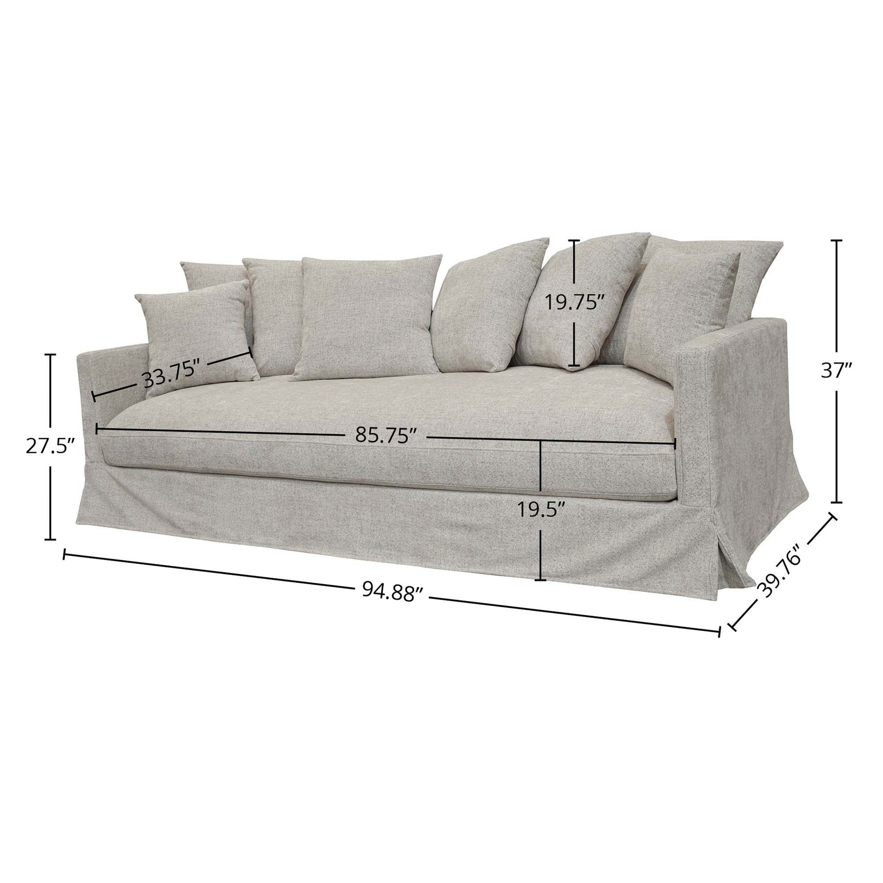 Boardwalk Sofa - luxury sofa for any space | Image 3 | InSTYLE Home & Rugs