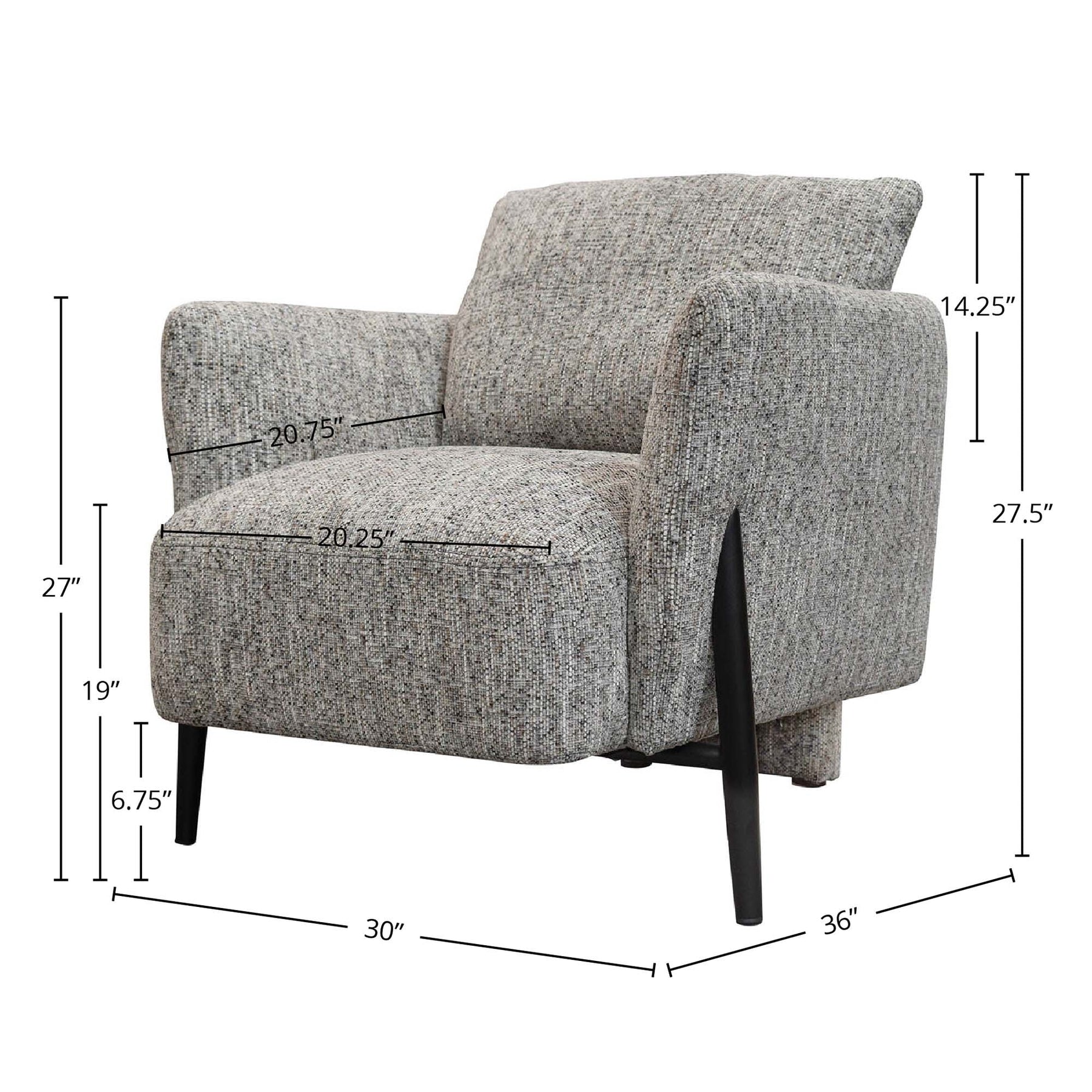 Beaux Club Chair - durable construction for long-lasting use | Image 3 | InSTYLE Home & Rugs