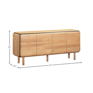 Distillery 4 Door Sideboard - perfect for living room storage | Image 3 | InSTYLE Home & Rugs
