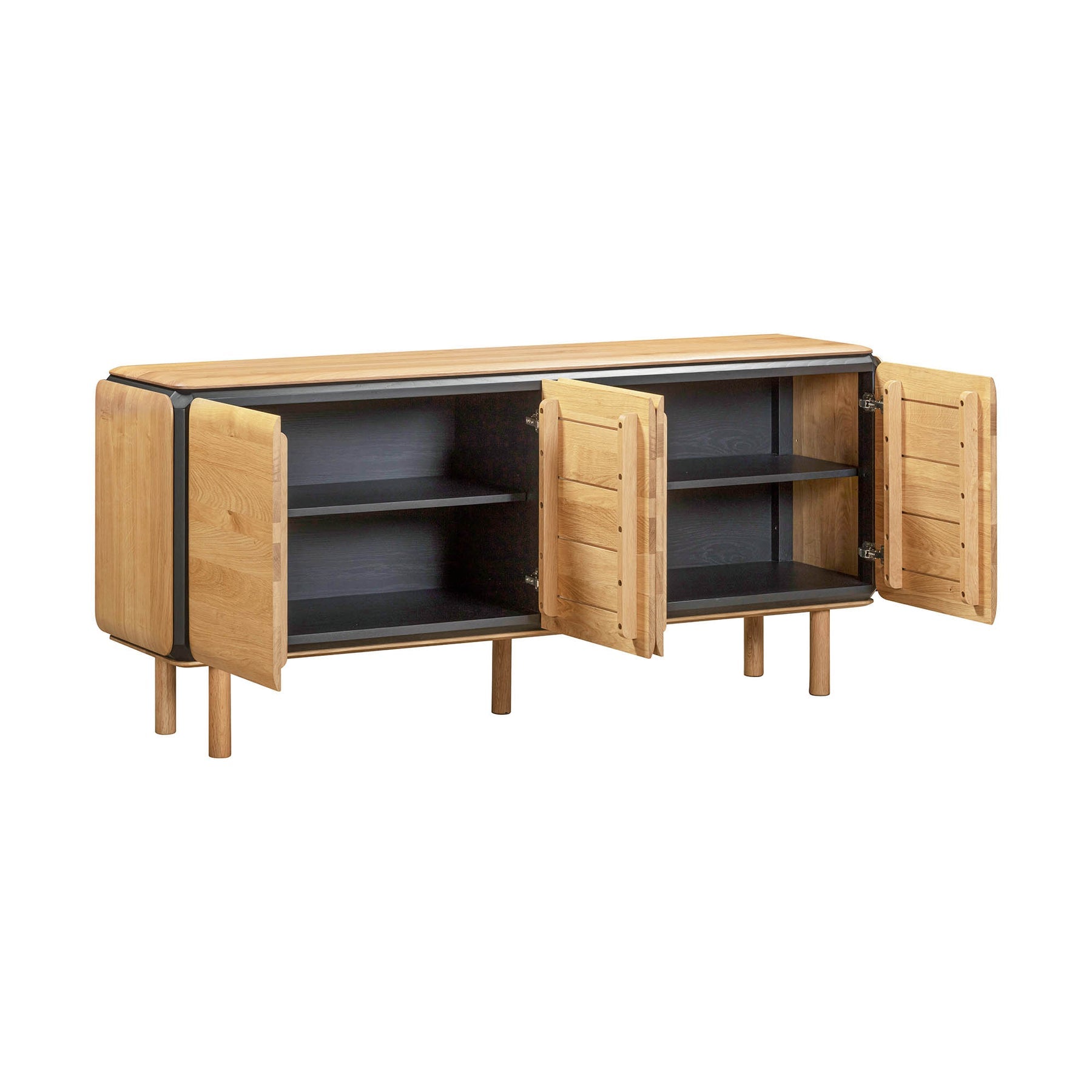Distillery 4 Door Sideboard - perfect for living room storage | Image 5 | InSTYLE Home & Rugs