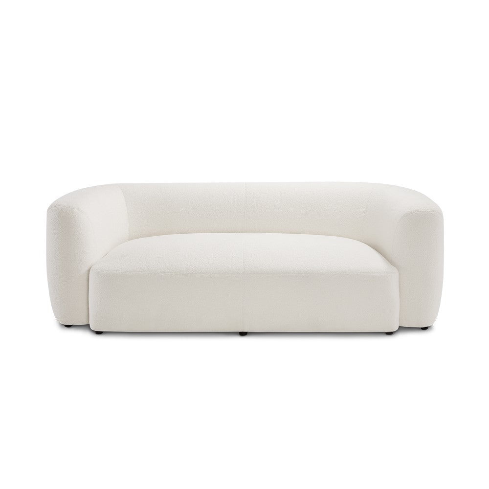 VERONA Sofa New Small White Fur ONE FULL PIECE | InSTYLE Home & Rugs