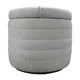 Elio Storage Ottoman - Platinum