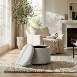 Elio Storage Ottoman - comfortable ottoman for any room | Image 2 | InSTYLE Home & Rugs