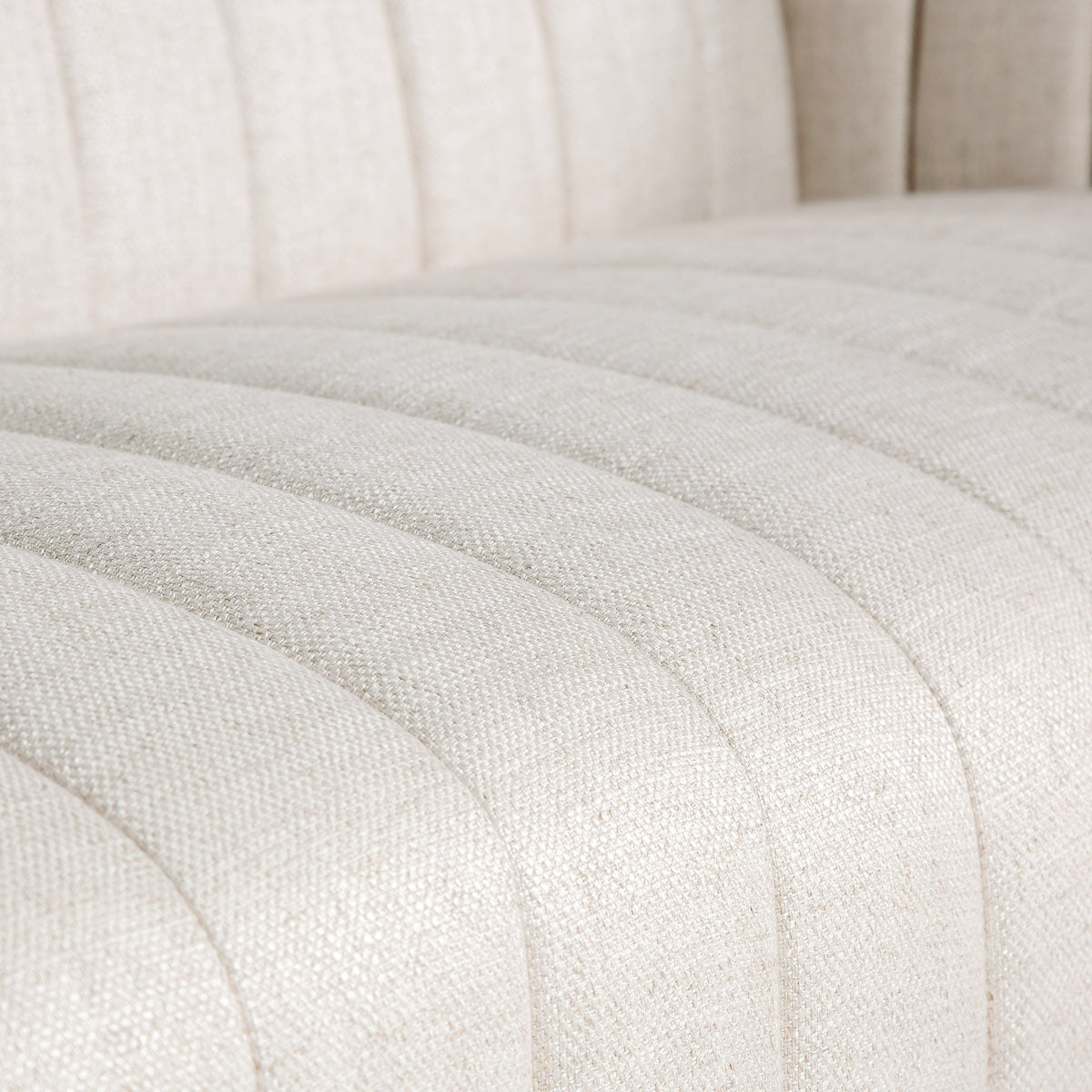 Elliot 2-Seat Sofa in cream performance fabric with oak legs | InSTYLE Home & Rugs