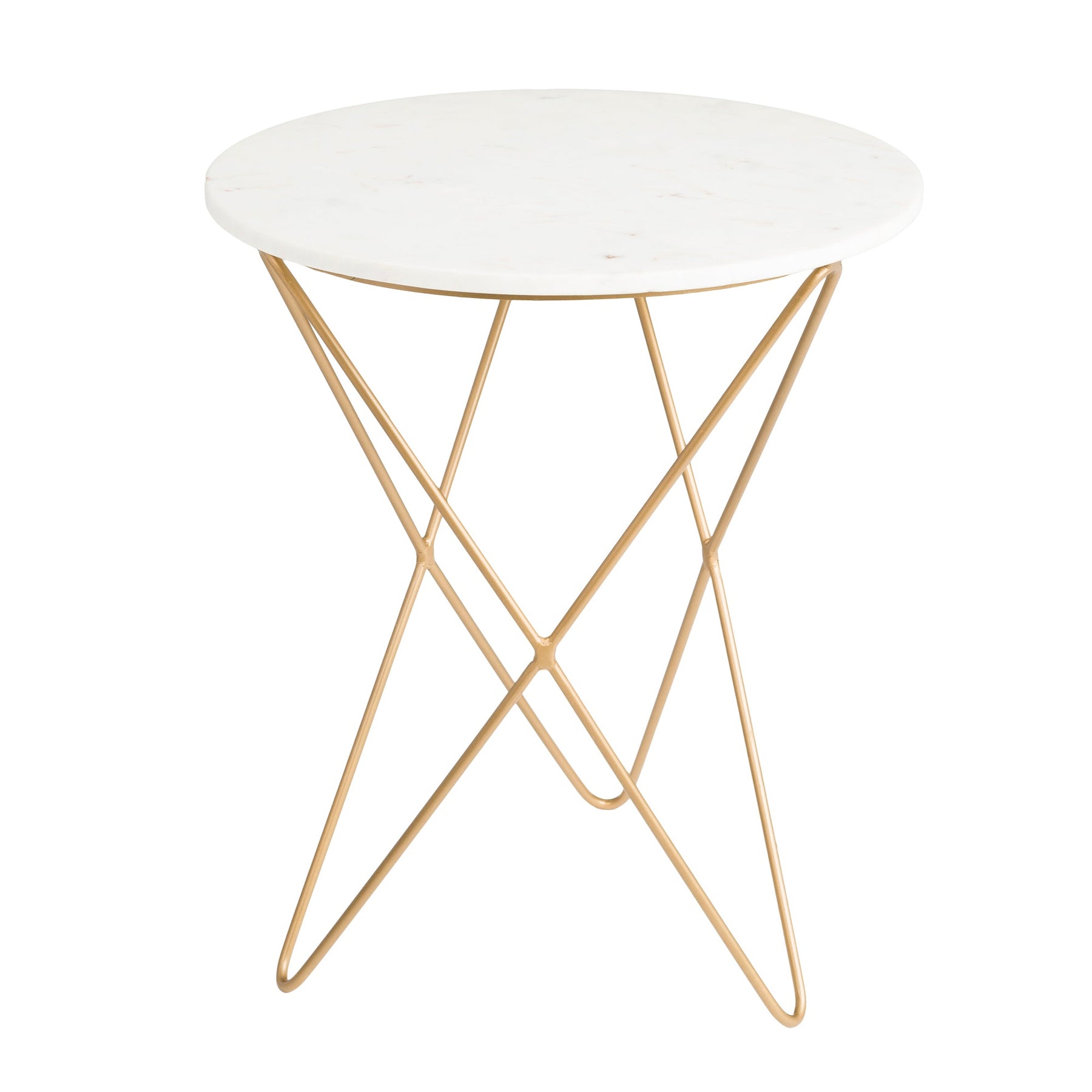 Earth Wind & Fire Marble Side Table - perfect for holding drinks, lamps, and other essentials | Image 1 | InSTYLE Home & Rugs