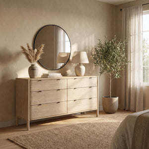 Exposure 6 Drawer Dresser - stylish dresser with modern flair | Image 2 | InSTYLE Home & Rugs