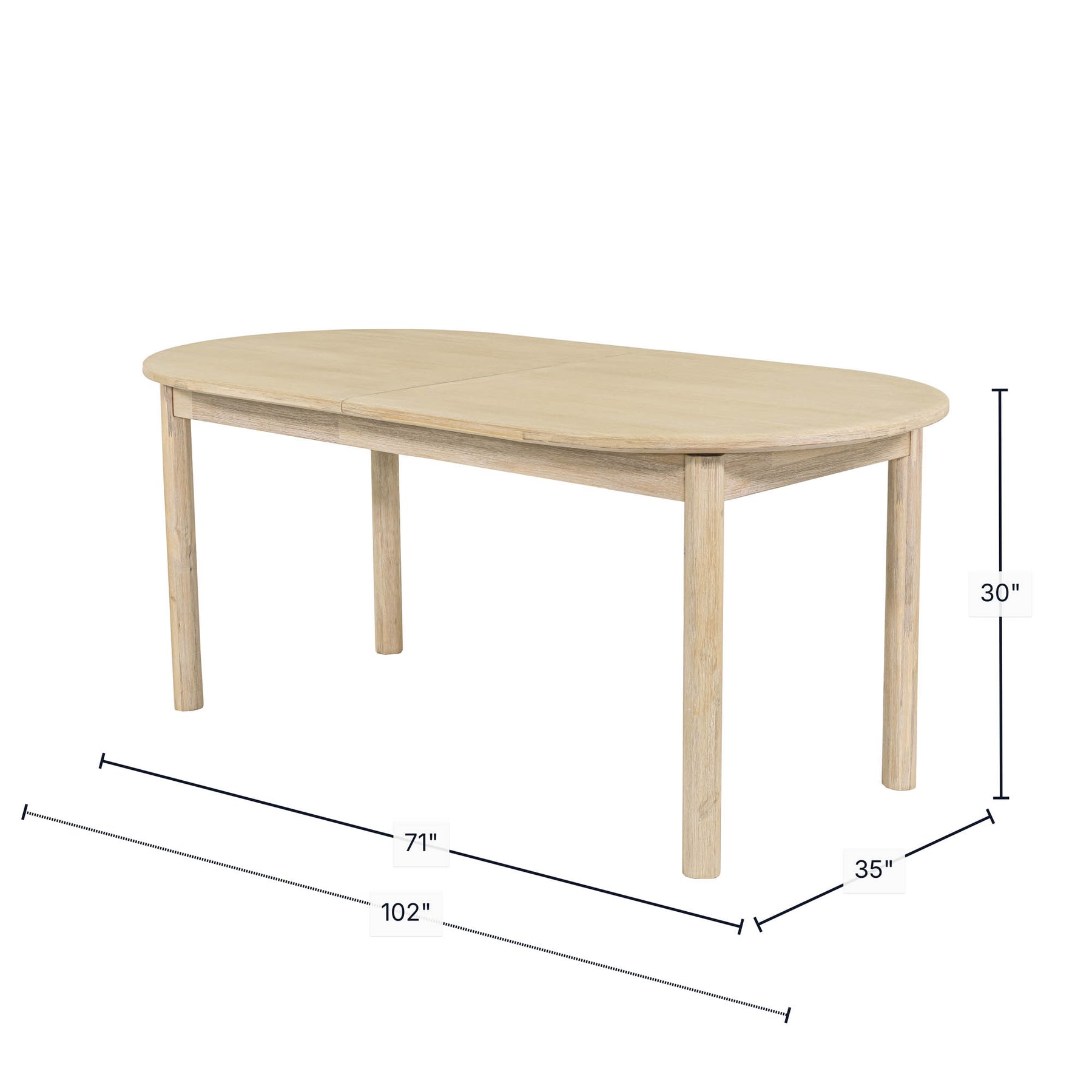 Exposure Extension Dining Table 71/102" - comfortable dining experience | Image 3 | InSTYLE Home & Rugs