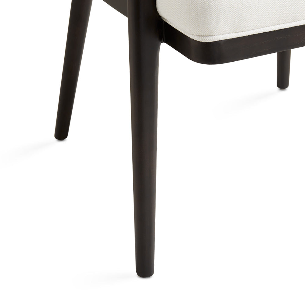 ERICA Dining Chair Walnut Finish - elegant seating for dining areas | Image 8 | InSTYLE Home & Rugs