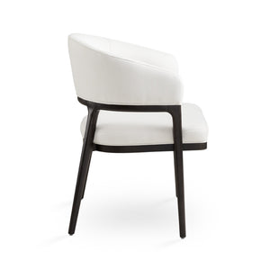 ERICA Dining Chair Walnut Finish - elegant seating for dining areas | Image 10 | InSTYLE Home & Rugs