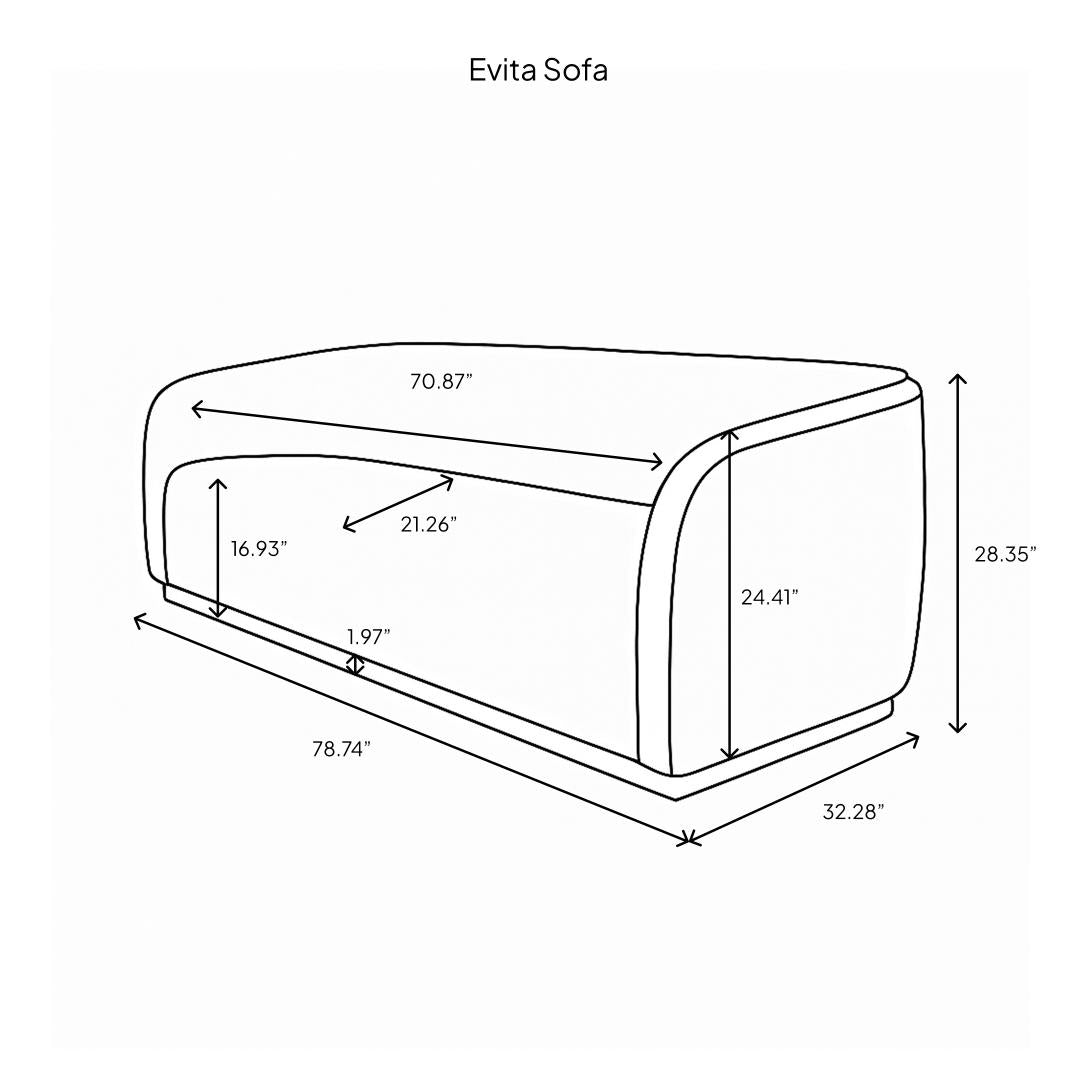 Evita Sofa - comfortable sofa for modern living | Image 15 | InSTYLE Home & Rugs