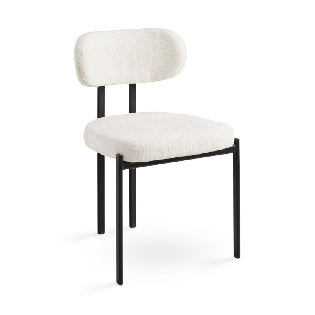 Otis Dining Chair GY-DC-8557 GF04-2 cream fabric - comfortable dining experience | Image 1 | InSTYLE Home & Rugs