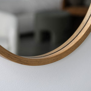 Fawn Oval Mirror — Natural Wood-Framed Oval Mirror - natural wood-framed oval mirror in small and large sizes | Image 11 | InSTYLE Home & Rugs