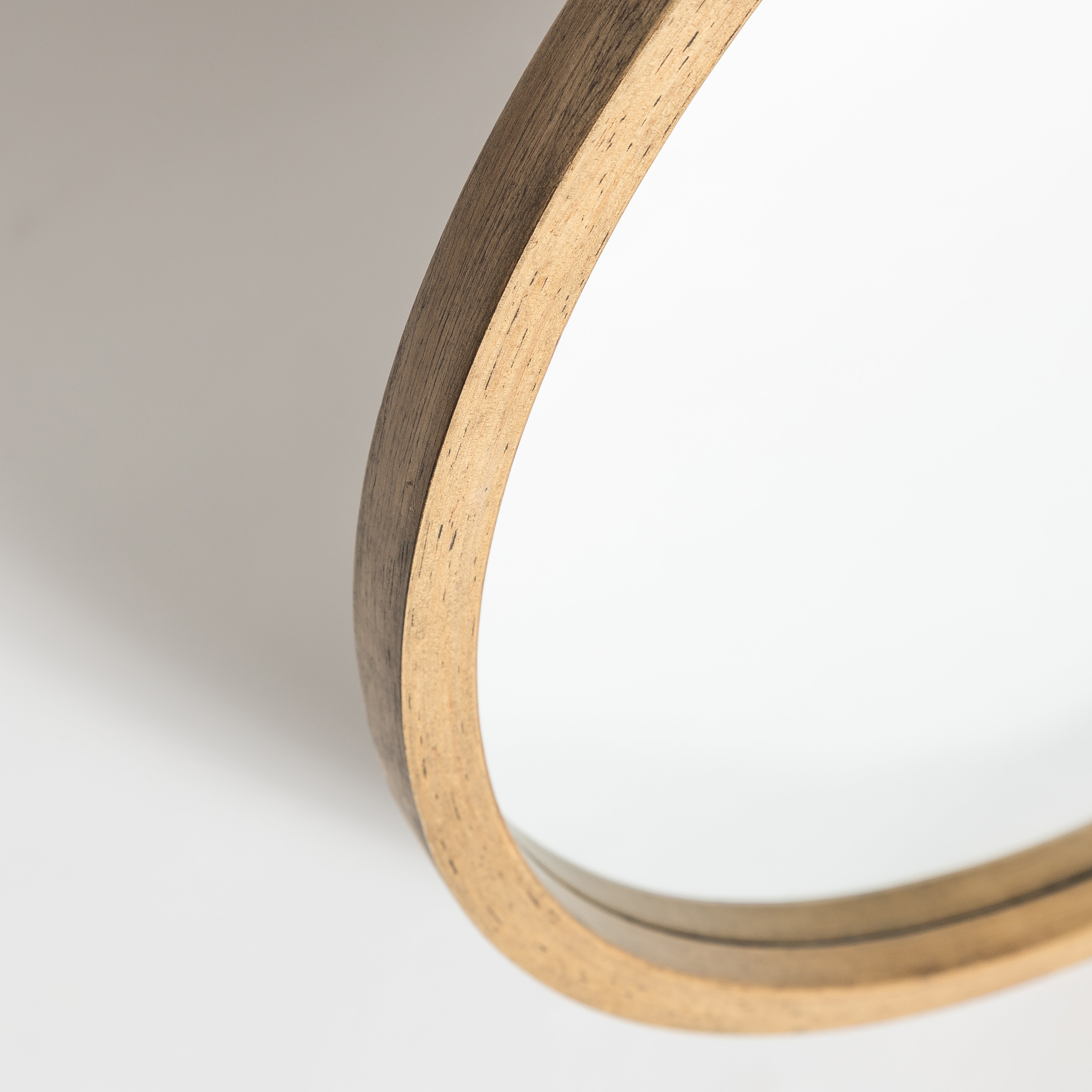 Fawn Oval Mirror — Natural Wood-Framed Oval Mirror - natural wood-framed oval mirror in small and large sizes | Image 9 | InSTYLE Home & Rugs