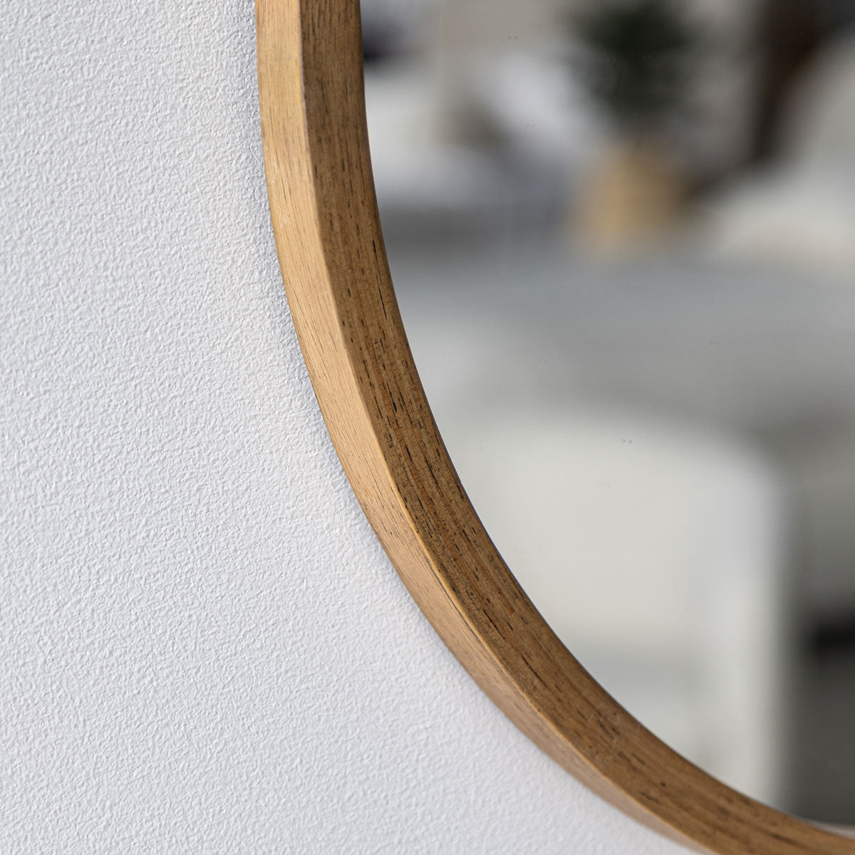 Fawn Oval Mirror — Natural Wood-Framed Oval Mirror - natural wood-framed oval mirror in small and large sizes | Image 12 | InSTYLE Home & Rugs