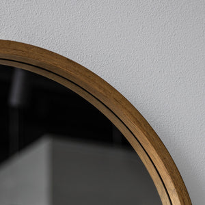 Fawn Oval Mirror — Natural Wood-Framed Oval Mirror - natural wood-framed oval mirror in small and large sizes | Image 14 | InSTYLE Home & Rugs