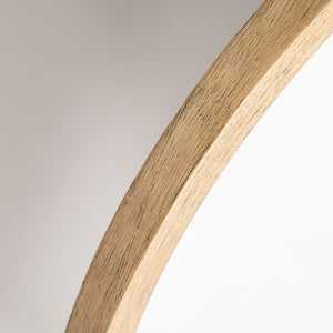 Fawn Oval Mirror — Natural Wood-Framed Oval Mirror - natural wood-framed oval mirror in small and large sizes | Image 5 | InSTYLE Home & Rugs