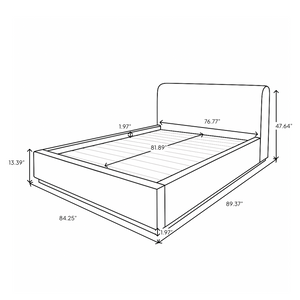 Faye Bed Short - stylish bed for any bedroom | Image 10 | InSTYLE Home & Rugs