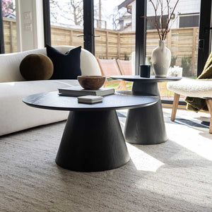Fête Table Set — Smoked Ash Veneer Coffee & Accent Tables - smoked ash veneer coffee and accent table set | Image 11 | InSTYLE Home & Rugs