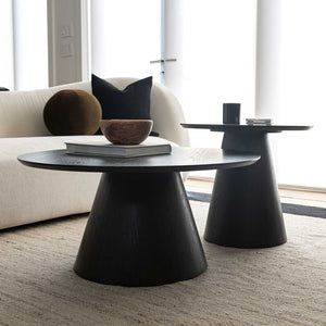 Fête Table Set — Smoked Ash Veneer Coffee & Accent Tables - smoked ash veneer coffee and accent table set | Image 10 | InSTYLE Home & Rugs