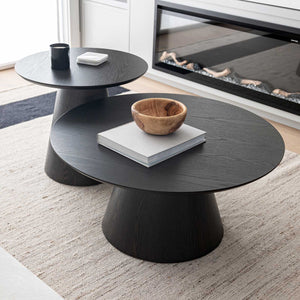 Fête Table Set — Smoked Ash Veneer Coffee & Accent Tables - smoked ash veneer coffee and accent table set | Image 9 | InSTYLE Home & Rugs