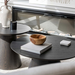 Fête Table Set — Smoked Ash Veneer Coffee & Accent Tables - smoked ash veneer coffee and accent table set | Image 15 | InSTYLE Home & Rugs