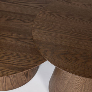 Fête Table Set — Smoked Ash Veneer Coffee & Accent Tables - smoked ash veneer coffee and accent table set | Image 6 | InSTYLE Home & Rugs