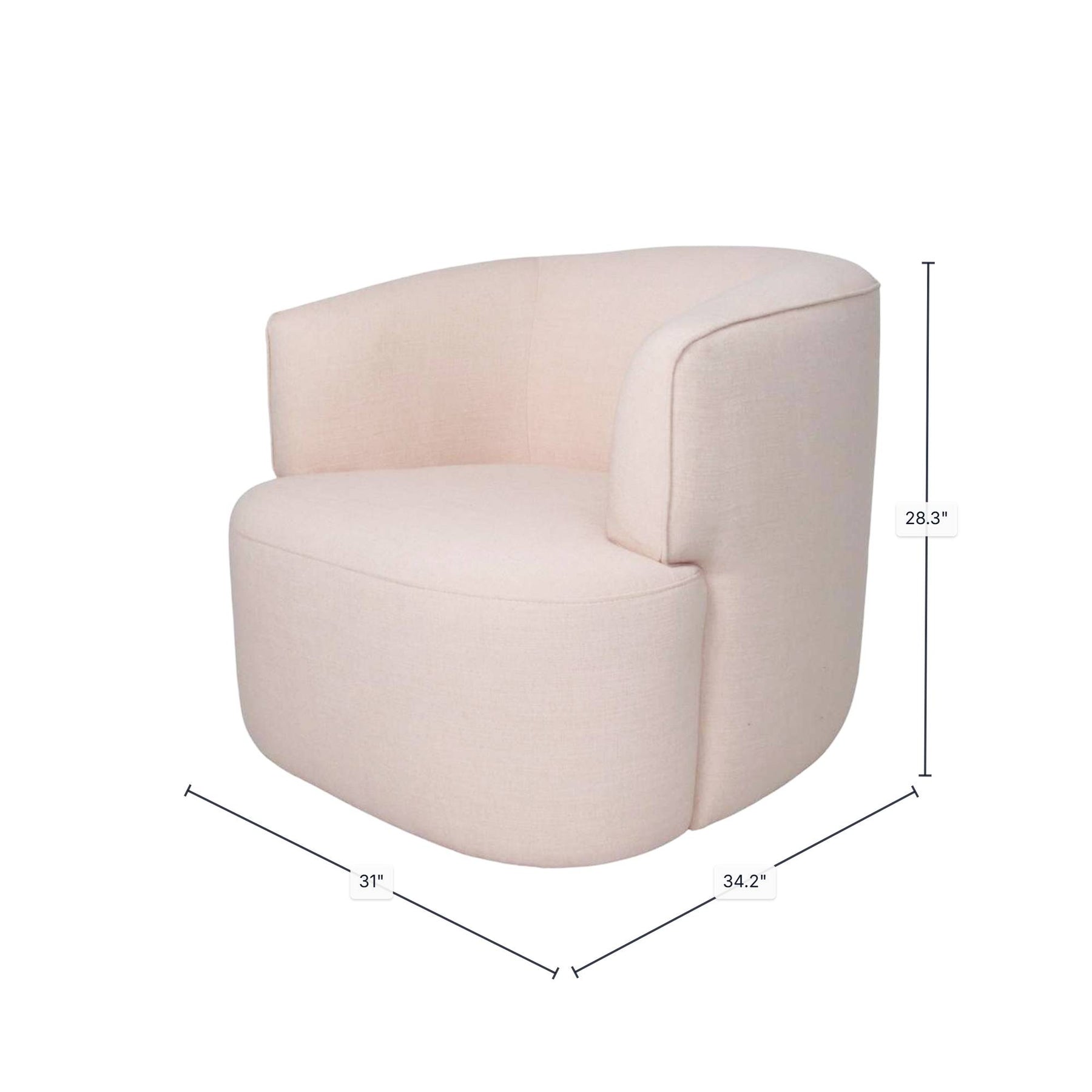Fireside Swivel Club Chair - durable construction for long-lasting use | Image 3 | InSTYLE Home & Rugs