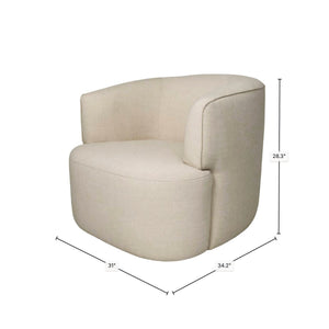 Fireside Swivel Club Chair - durable construction for long-lasting use | Image 3 | InSTYLE Home & Rugs