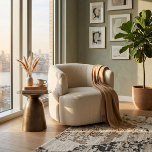 Fireside Swivel Club Chair - durable construction for long-lasting use | Image 2 | InSTYLE Home & Rugs