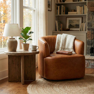 Fireside Swivel Club Chair - durable construction for long-lasting use | Image 2 | InSTYLE Home & Rugs