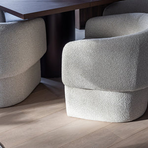 Fleur Chair — Curved Upholstered Lounge Chair - curved upholstered lounge chair with a flowing silhouette | Image 8 | InSTYLE Home & Rugs
