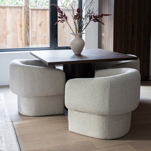 Fleur Chair — Curved Upholstered Lounge Chair - curved upholstered lounge chair with a flowing silhouette | Image 6 | InSTYLE Home & Rugs