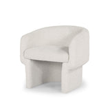 Fleur Chair — Curved Upholstered Lounge Chair - curved upholstered lounge chair with a flowing silhouette | Image 1 | InSTYLE Home & Rugs