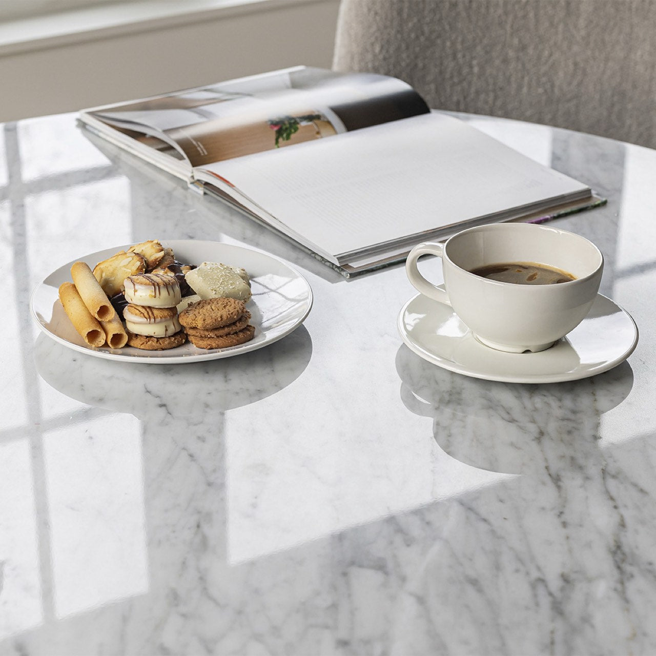 Flute Dining Table - elegant seating for dining areas | Image 6 | InSTYLE Home & Rugs