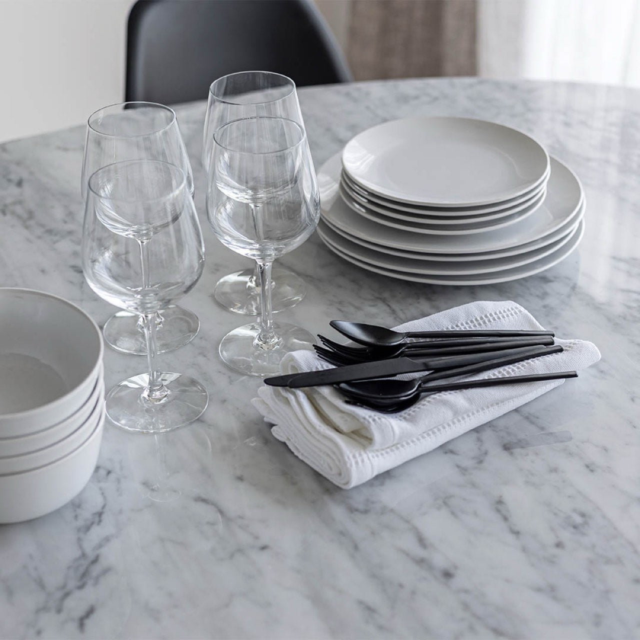 Flute Condo Dining Table - comfortable dining experience | Image 12 | InSTYLE Home & Rugs