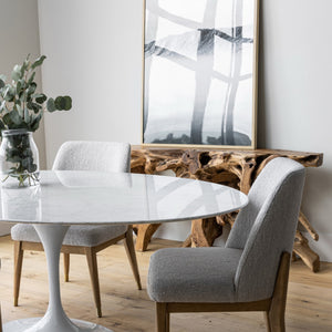 Flute Condo Dining Table - comfortable dining experience | Image 3 | InSTYLE Home & Rugs