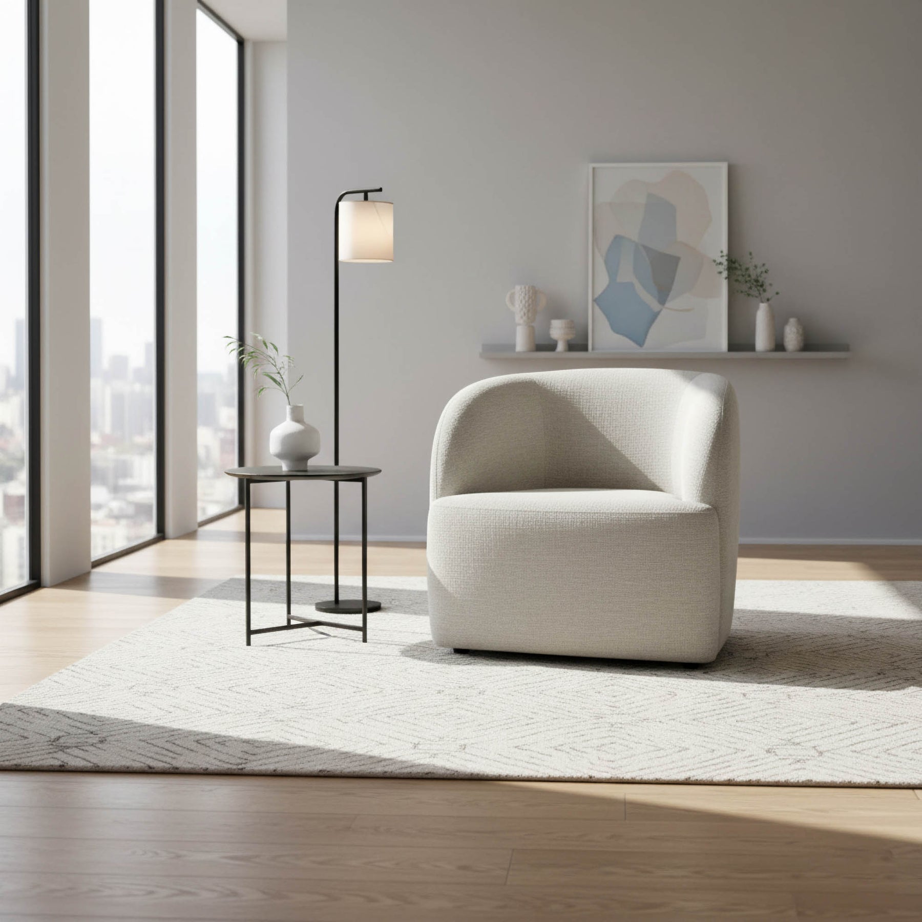 Foundation Swivel Club Chair - comfortable seating for dining and office spaces | Image 2 | InSTYLE Home & Rugs