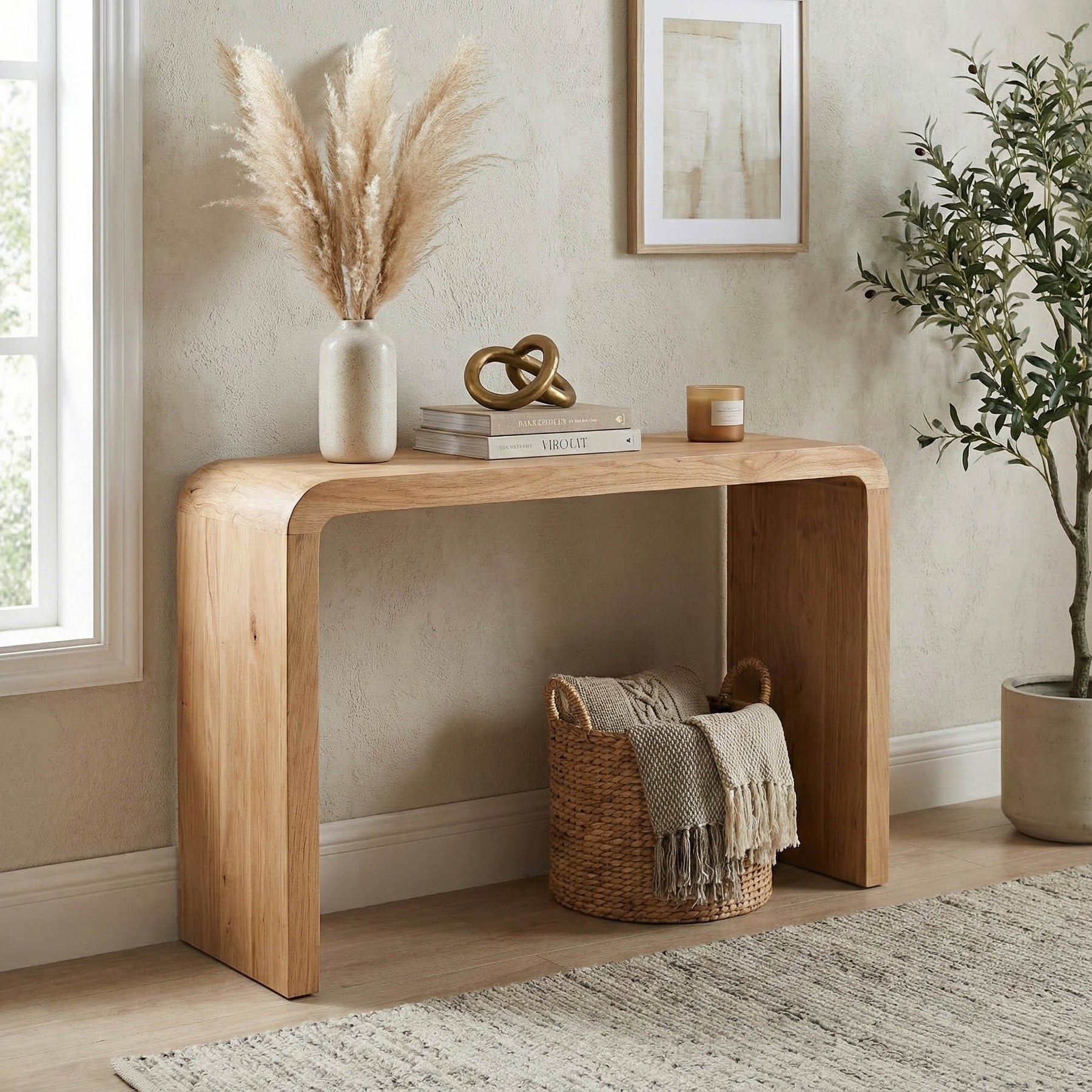 Form Curve Small Console - versatile console for stylish storage and display in any room | Image 2 | InSTYLE Home & Rugs