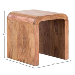 Form Curve Side Table - available in a variety of materials and styles | Image 3 | InSTYLE Home & Rugs