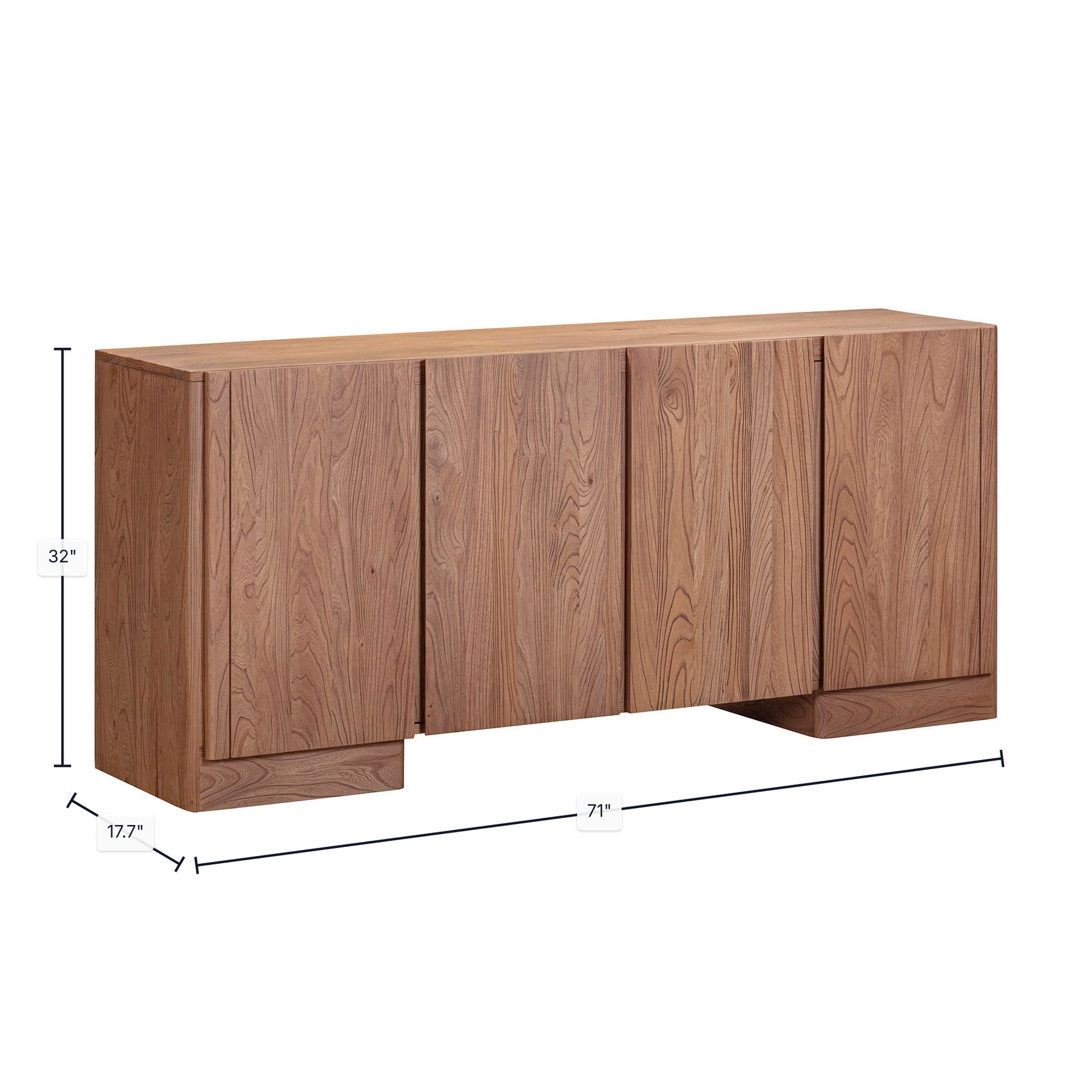 Freedom 4 Door Sideboard - perfect for living room storage | Image 3 | InSTYLE Home & Rugs
