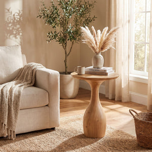 Swirl Side Table - perfect for holding drinks, lamps, and other essentials | Image 2 | InSTYLE Home & Rugs